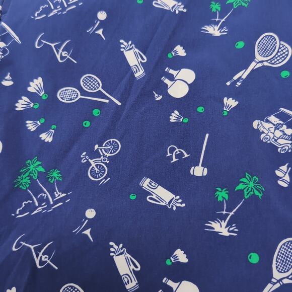 Polo Ralph Lauren Golf Shorts Mens 34 Blue Print Tailored Fit Built In Liner NWT - Picture 8 of 16